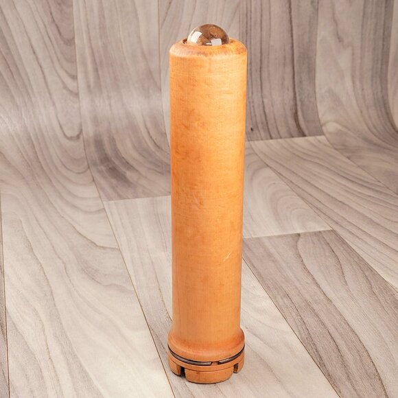Unbranded Other - Kaleidoscope Wooden Bobbin Spool Taleidoscope Optical VTG Handmade 9"